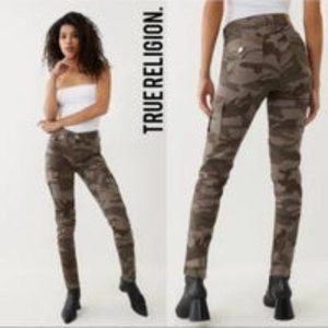 NWT True Religion Skinny Camo Pants